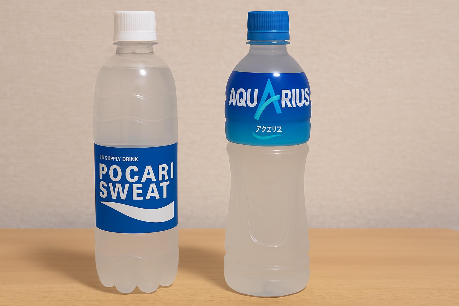 ポカリスエットとアクエリアスの人工甘味料比較