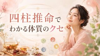 四柱推命でわかる体質のクセ|漢方・薬膳・腸活で“私に合う整え方”を見つける