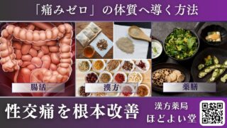 更年期の性交痛をやわらげる漢方アプローチ ― 土王説×ホルモンバランス