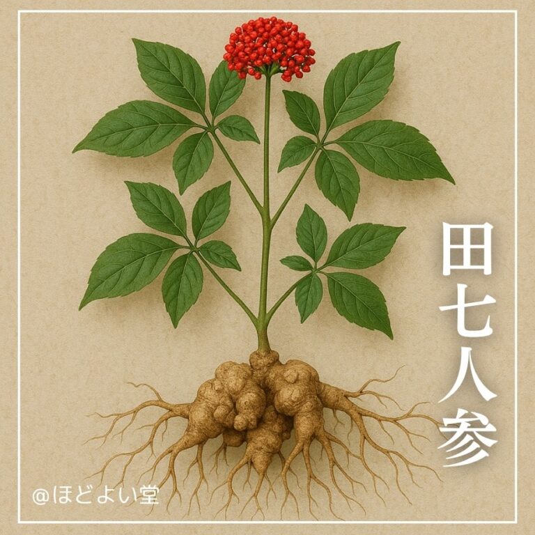 田七人参とは何か?─中医学・臨床・現代研究から見る効能と実例集|止血と活血を併せ持つ奇跡の生薬 | 宮崎県川南町|ほどよい堂―漢方×薬膳×腸活 ...