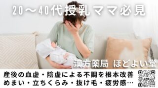 【産後の血虚による不調を根本改善】20〜40代授乳ママ必見｜安全クロレラたんぱく「バイオリンク」で栄養不足・陰虚を同時ケアする中医学デトックス法｜宮崎・ほどよい堂LINE無料漢方相談ガイド