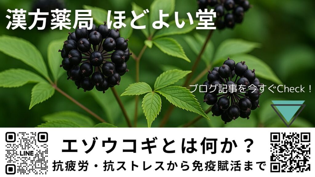 エゾウコギの効果を紹介する漢方薬局ほどよい堂のブログ案内画像
