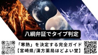 八綱弁証でタイプ判定｜「寒熱」を決定する完全ガイド【宮崎県/漢方薬局ほどよい堂】 