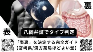 八綱弁証でタイプ判定｜「表裏」を決定する完全ガイド【宮崎県/漢方薬局ほどよい堂】