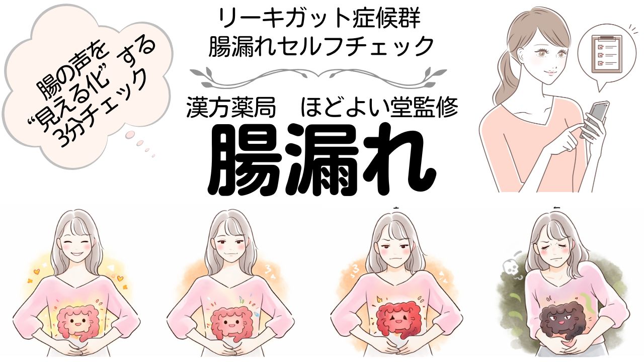 リーキガット（腸漏れ）セルフチェック｜ほどよい堂