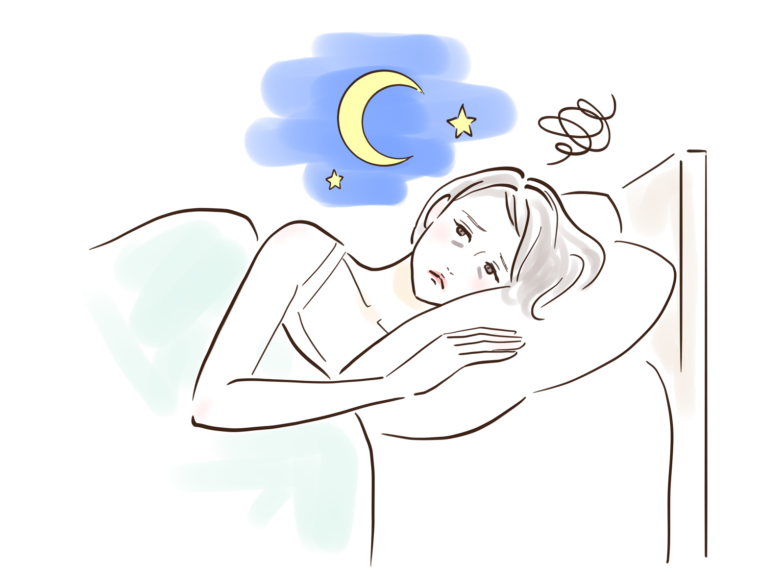 眠れない夜のイメージ画像