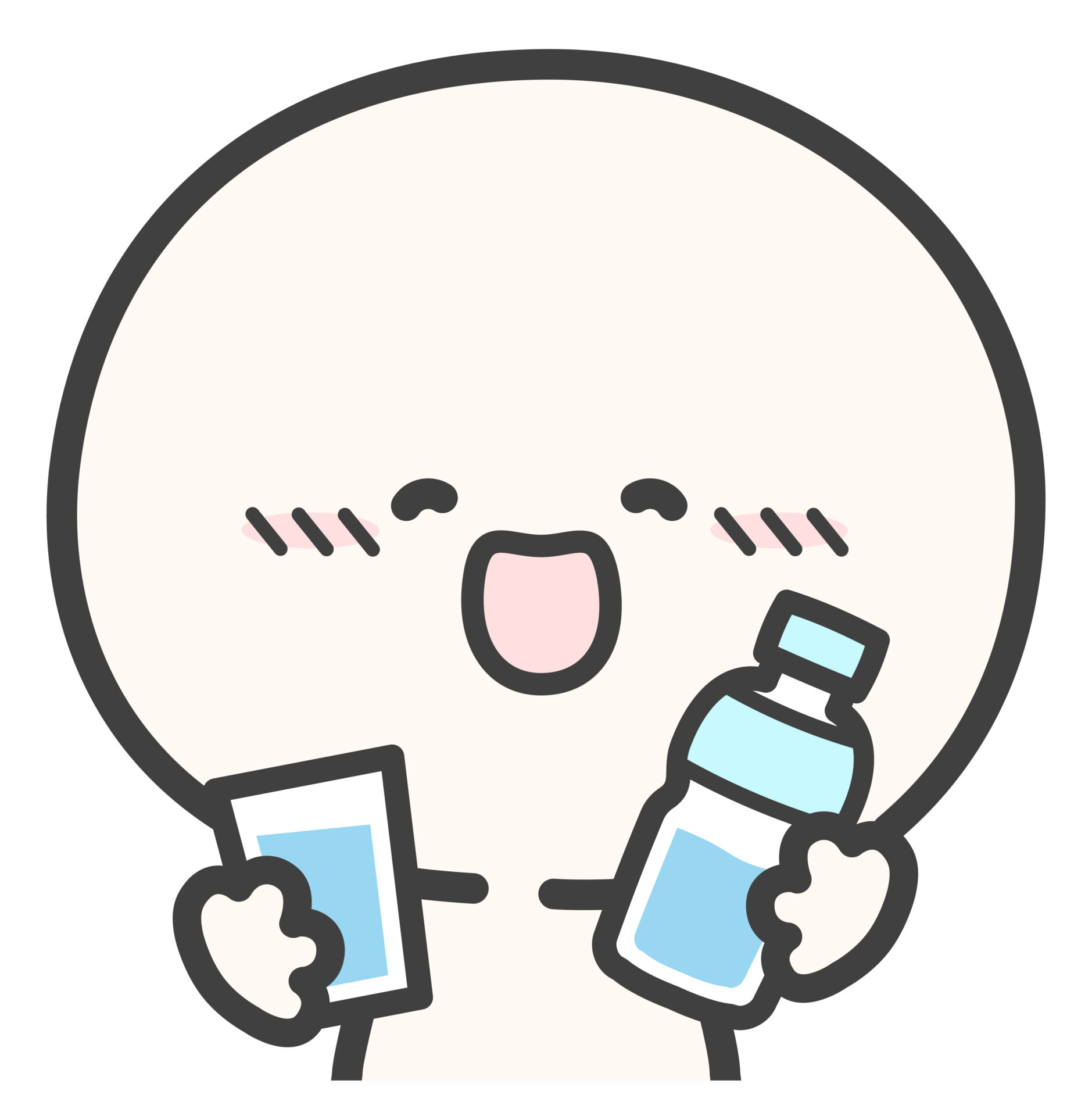 毎日の水分補給と生活習慣をイメージした画像