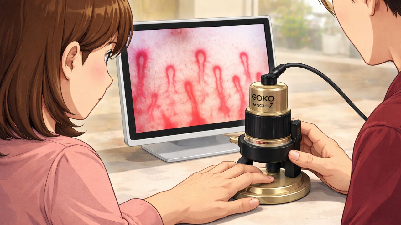 毛細血管測定イメージ1