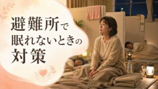 避難所で眠れないときの対策｜“自律神経”を落ち着かせる方法