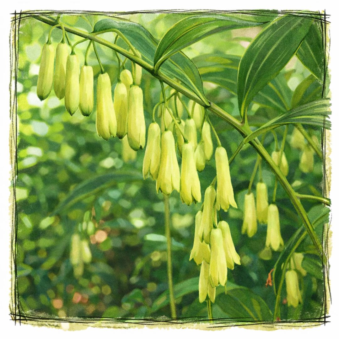 黄精の根茎イメージ