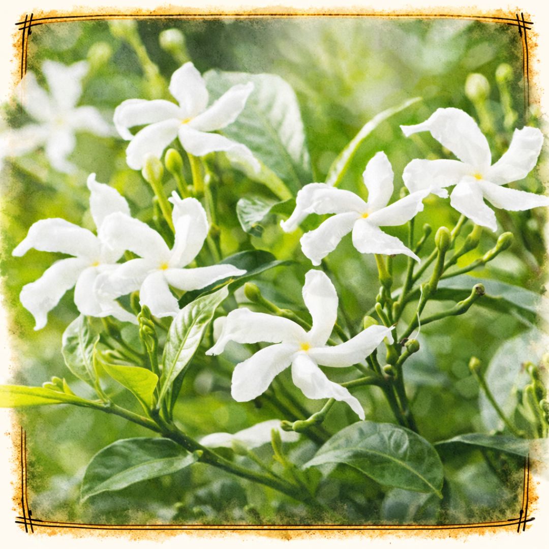 茉莉花 マツリカ Jasminum sambac の花のイメージ