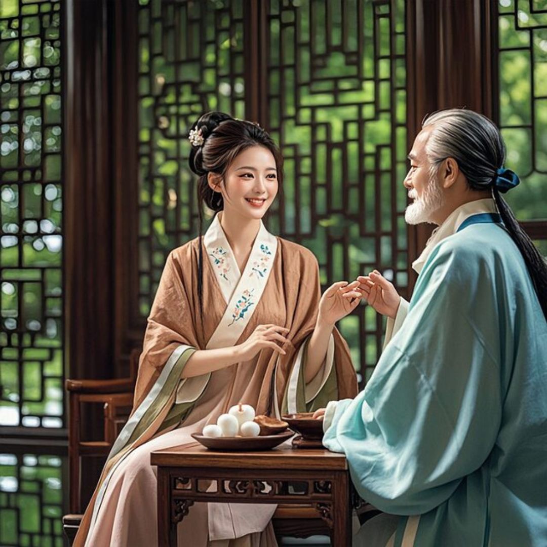 中医学と薬膳の世界観を伝えるイメージ画像