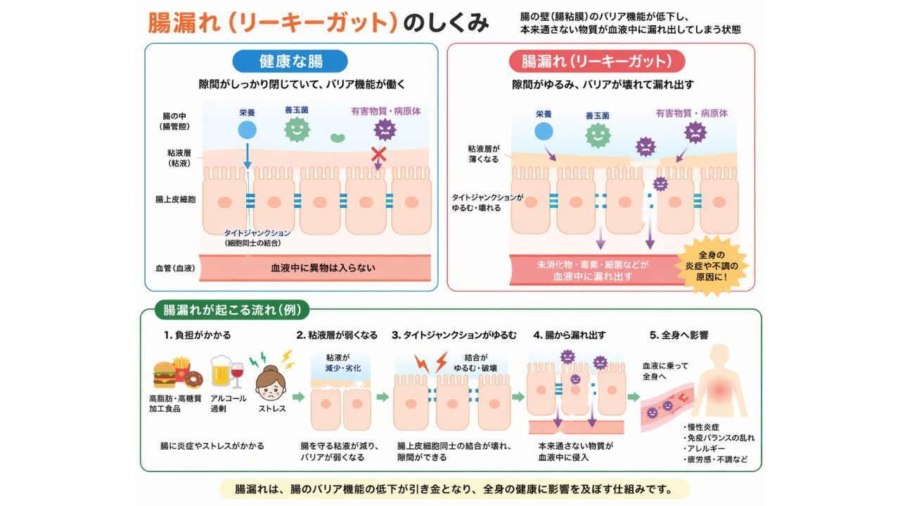 リーキーガットと腸活のセルフチェック