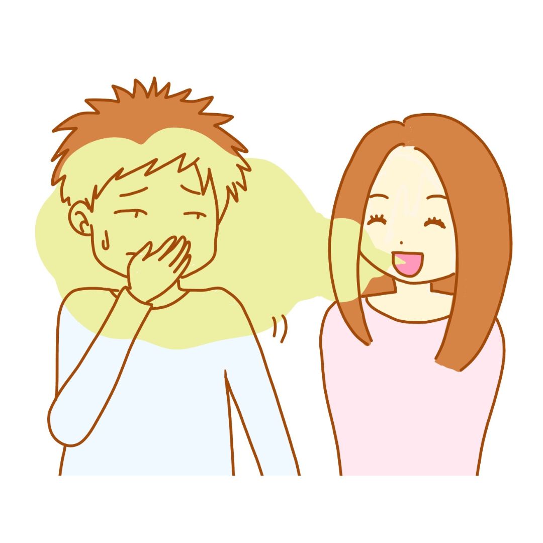 口臭の背景にある体質タイプをイメージした写真