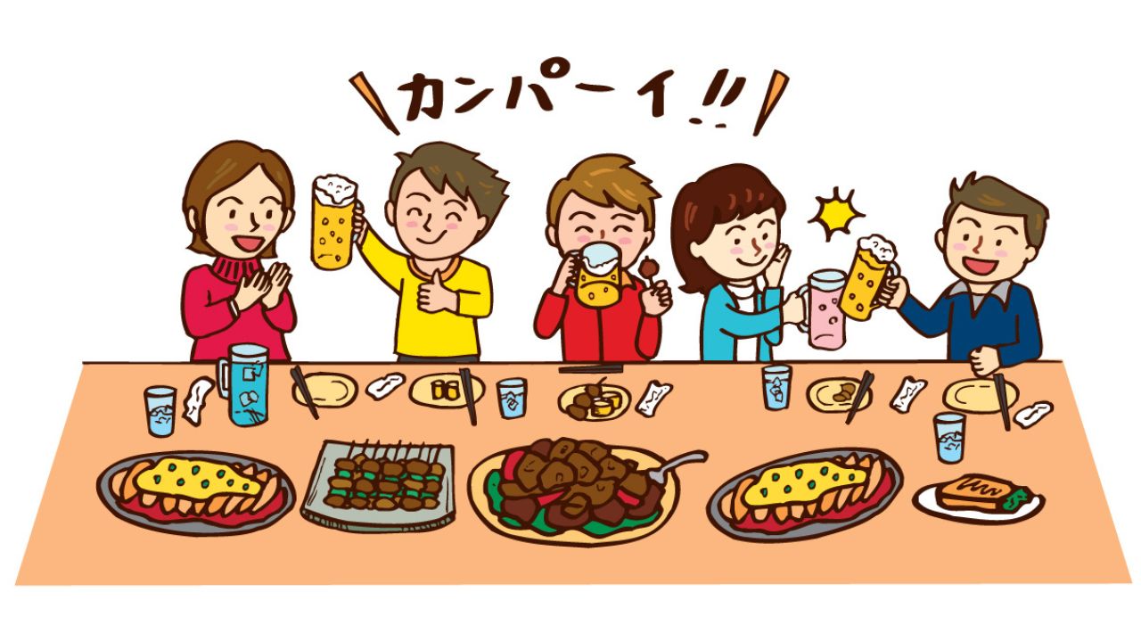 合コンカラオケ前の緊張と人間関係のイメージ