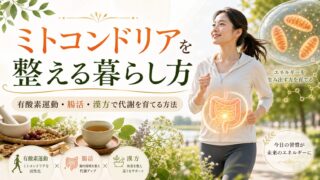 ミトコンドリアを整える暮らし方｜有酸素運動・腸活・漢方で代謝を育てる方法