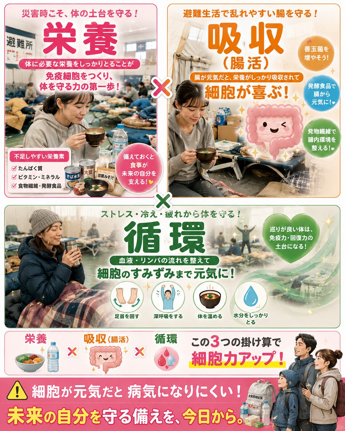 宮崎県の漢方薬局ほどよい堂が提案する災害時の防災と体調管理